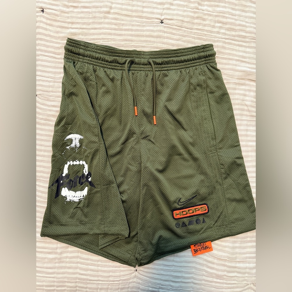 Nike Hoops Olive Men's Athletic Shorts